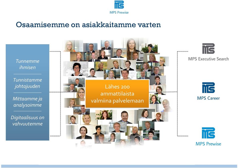 Mittaamme ja analysoimme Lähes 200