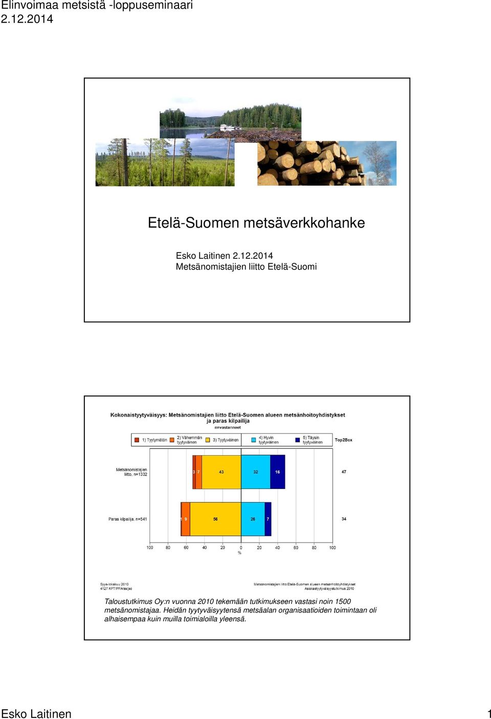 noin 1500 metsänomistajaa.