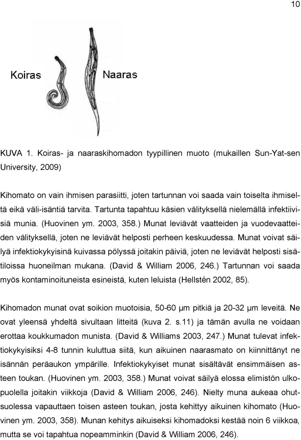 Tartunta tapahtuu käsien välityksellä nielemällä infektiivisiä munia. (Huovinen ym. 2003, 358.