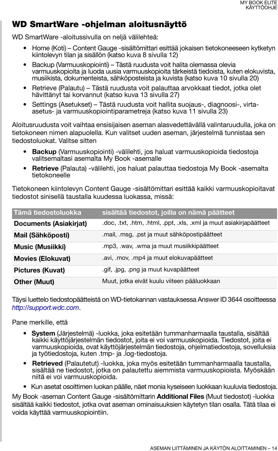 dokumenteista, sähköposteista ja kuvista (katso kuva 10 sivulla 20) Retrieve (Palautu) Tästä ruudusta voit palauttaa arvokkaat tiedot, jotka olet hävittänyt tai korvannut (katso kuva 13 sivulla 27)