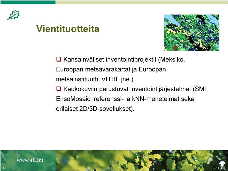 ) Kaukokuviin perustuvat inventointijärjestelmät (SMI,