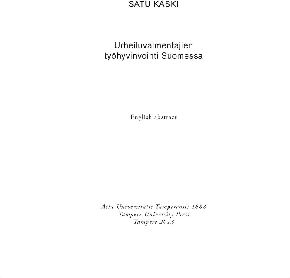 abstract Acta Universitatis