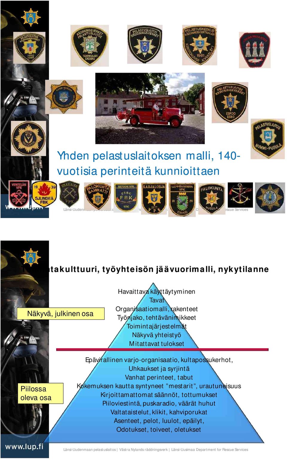 Epävirallinen varjo-organisaatio, kultapossukerhot, Uhkaukset ja syrjintä Vanhat perinteet, tabut Kokemuksen kautta syntyneet mestarit, urautuneisuus