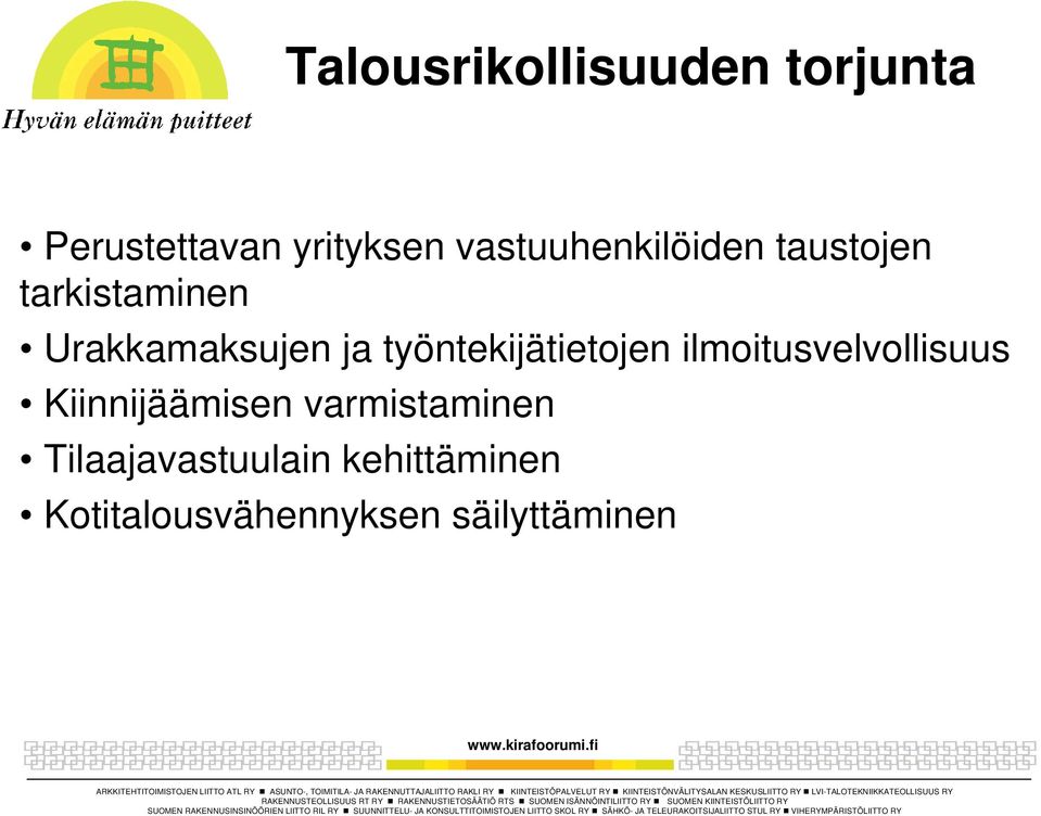 työntekijätietojen ilmoitusvelvollisuus Kiinnijäämisen