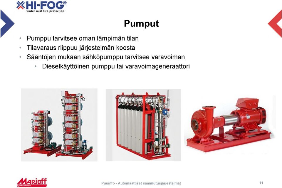 Sääntöjen mukaan sähköpumppu tarvitsee