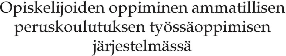 ammatillisen