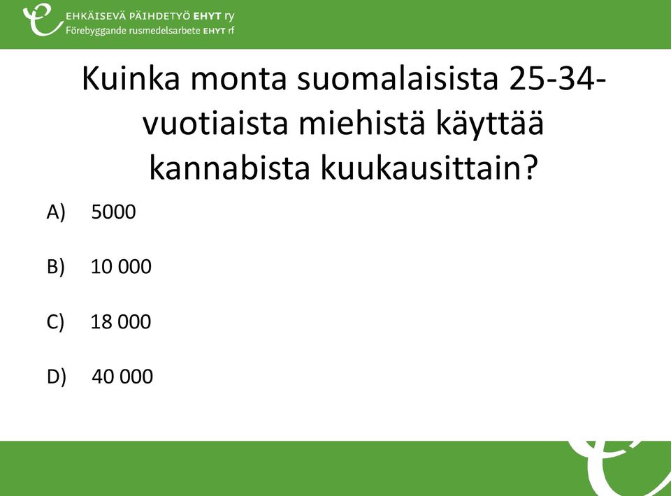 käyttää kannabista