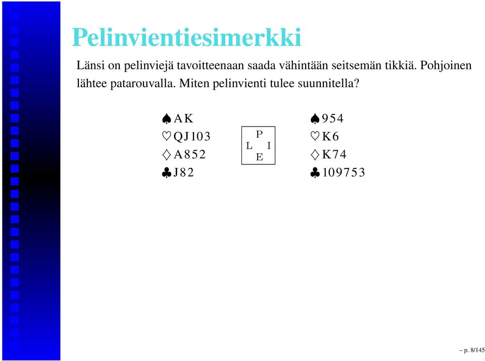 Pohjoinen lähtee patarouvalla.