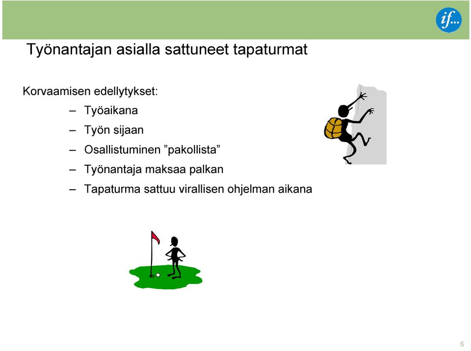 sijaan Osallistuminen pakollista Työnantaja