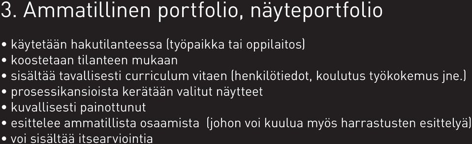 työkokemus jne.