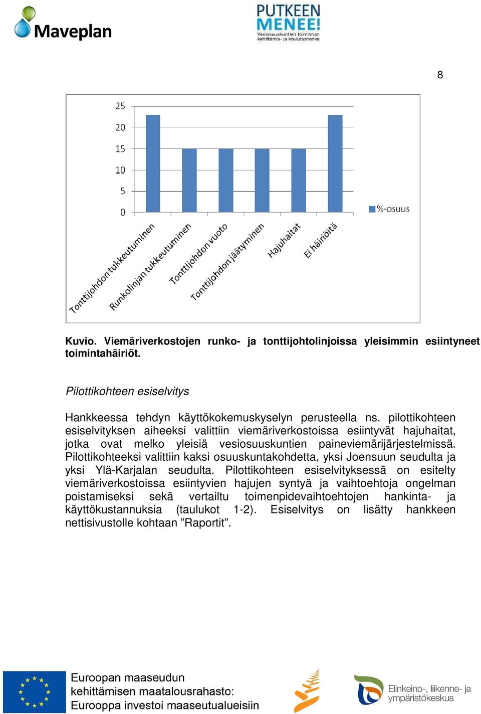 Pilottikohteeksi valittiin kaksi osuuskuntakohdetta, yksi Joensuun seudulta ja yksi Ylä-Karjalan seudulta.