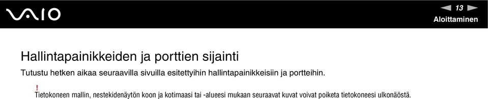 ja portteihin.