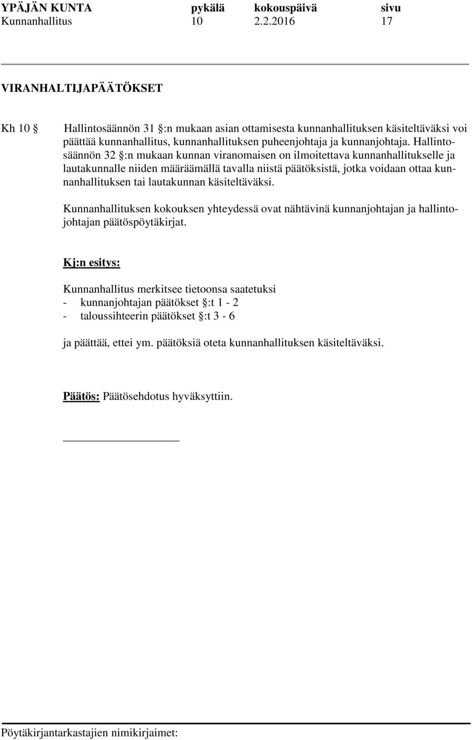 kunnanjohtaja.