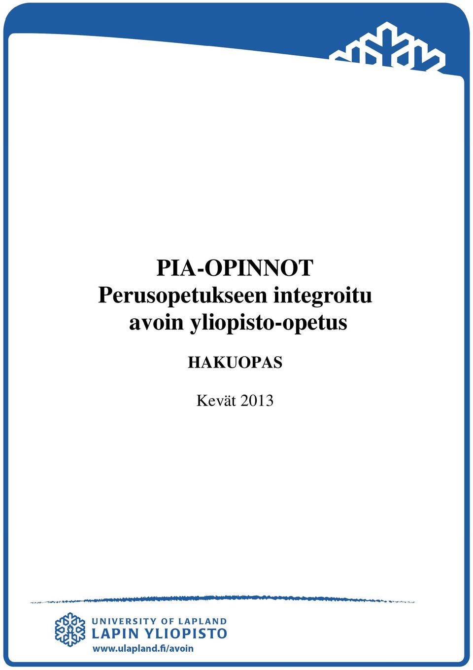 integroitu avoin