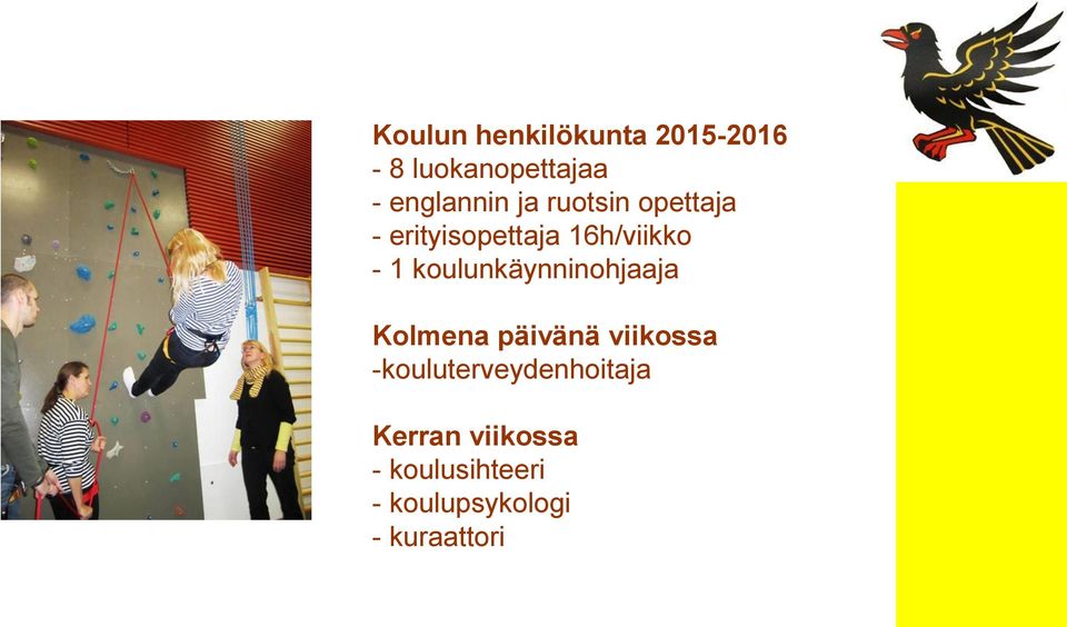 koulunkäynninohjaaja Kolmena päivänä viikossa
