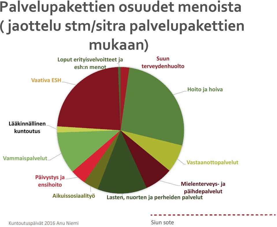 hoiva Lääkinnällinen kuntoutus Vammaispalvelut Päivystys ja ensihoito