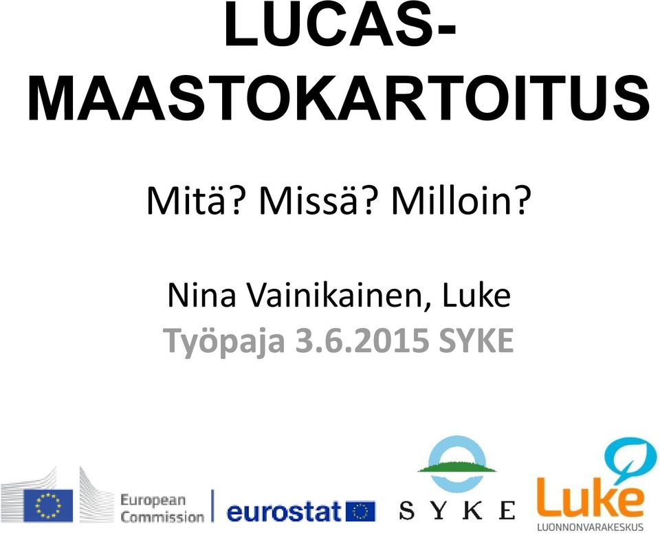 Nina Vainikainen, Luke