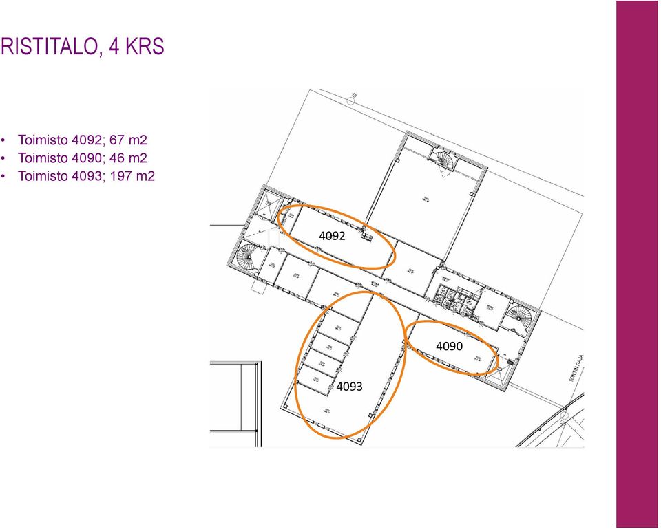 Toimisto 4090; 46 m2
