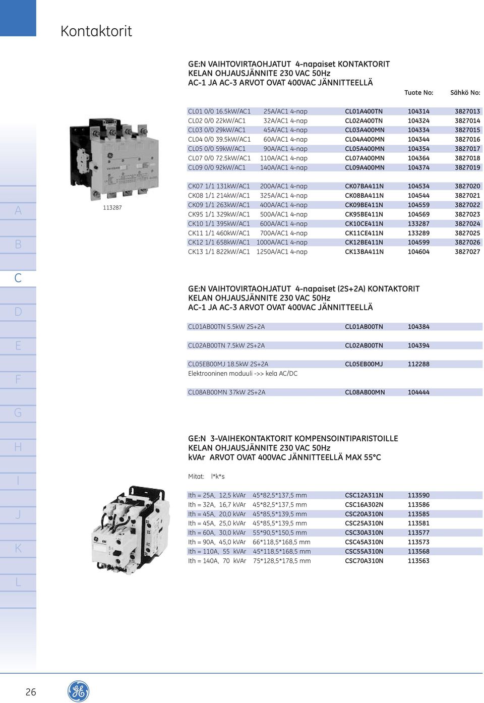 5kW/1 60/1 4-nap 04400MN 104344 3827016 05 0/0 59kW/1 90/1 4-nap 05400MN 104354 3827017 07 0/0 72.