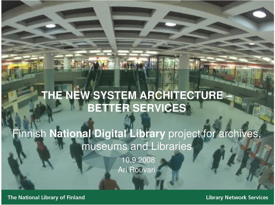 Library project for archives,