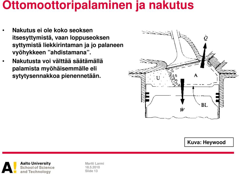 palaneen vyöhykkeen ahdistamana.