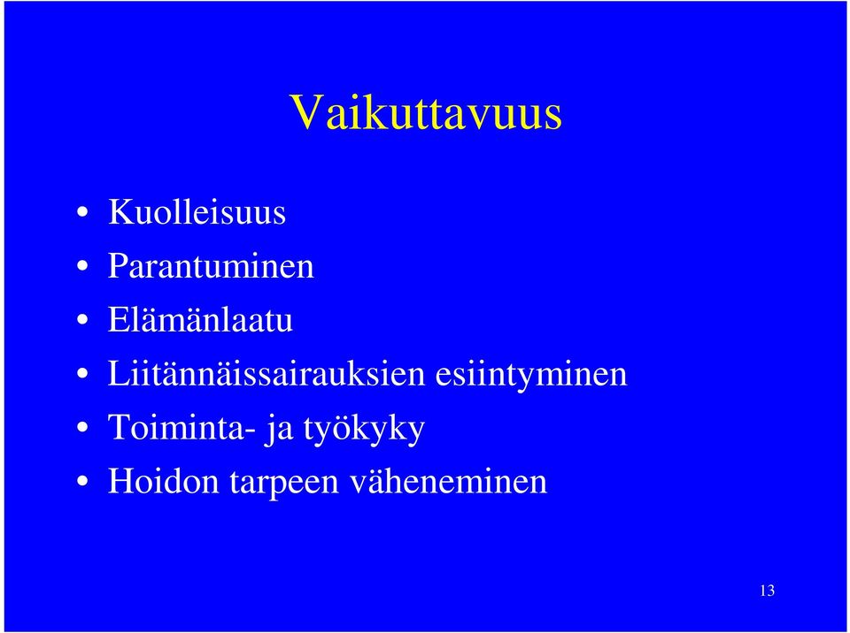 Liitännäissairauksien