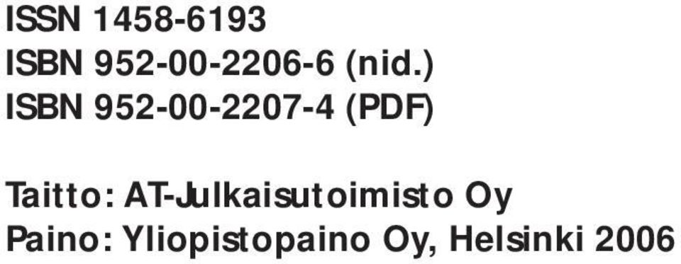 Taitto: AT-Julkaisutoimisto Oy