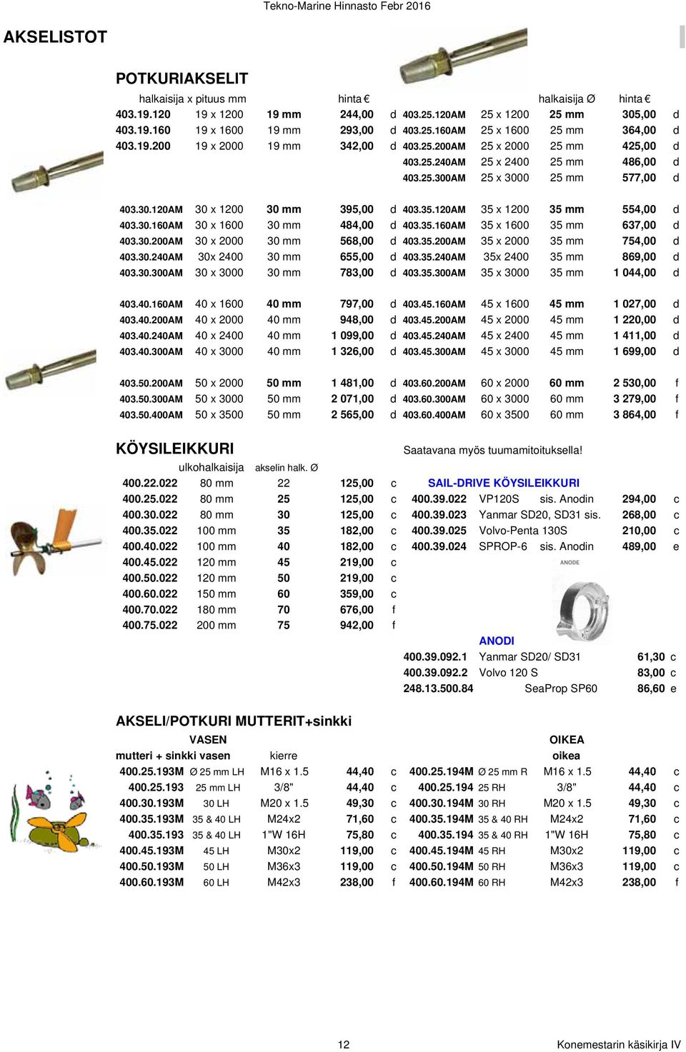 120AM 35 x 1200 35 mm 554,00 d 403.30.160AM 30 x 1600 30 mm 484,00 d 403.35.160AM 35 x 1600 35 mm 637,00 d 403.30.200AM 30 x 2000 30 mm 568,00 d 403.35.200AM 35 x 2000 35 mm 754,00 d 403.30.240AM 30x 2400 30 mm 655,00 d 403.