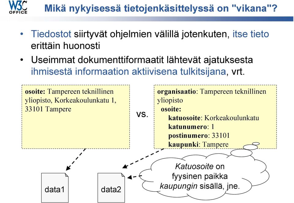 ihmisestä informaation aktiivisena tulkitsijana, vrt.