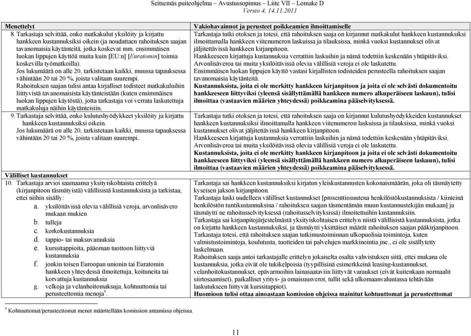 Jos lukumäärä on alle 20, tarkistetaan kaikki, muussa tapauksessa vähintään 20 tai 20 %, joista valitaan suurempi.