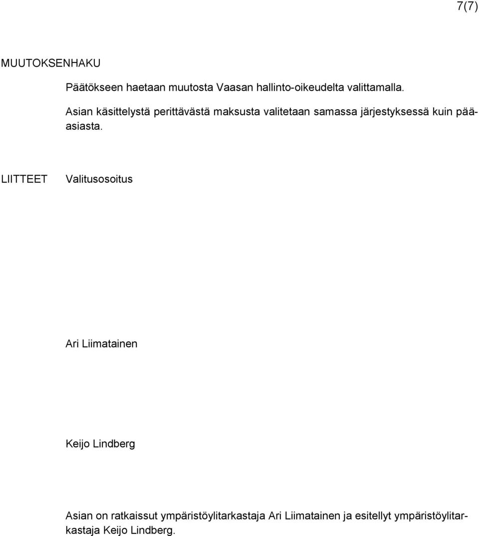 pääasiasta.