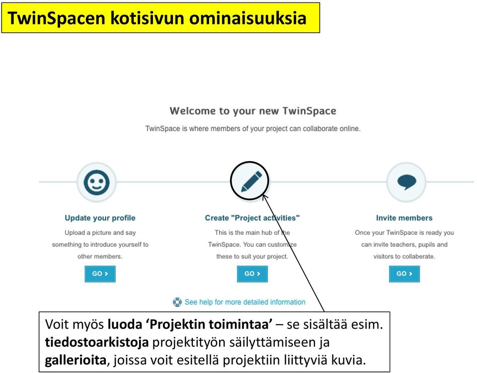 tiedostoarkistoja projektityön säilyttämiseen ja