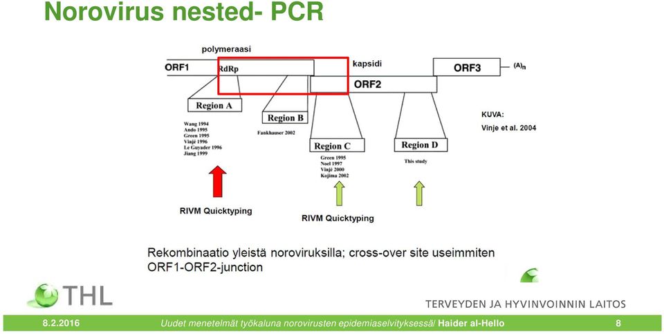 työkaluna norovirusten