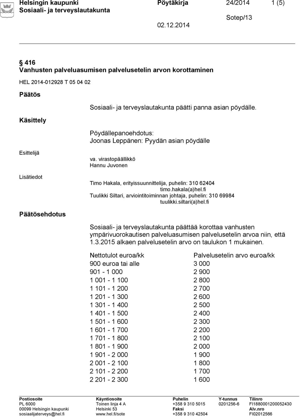 fi Tuulikki Siltari, arviointitoiminnan johtaja, puhelin: 310 69984 tuulikki.siltari(a)hel.