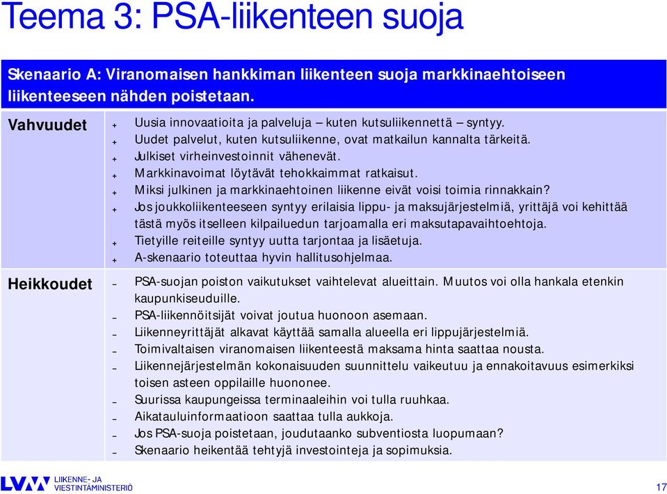 Markkinavoimat löytävät tehokkaimmat ratkaisut. Miksi julkinen ja markkinaehtoinen liikenne eivät voisi toimia rinnakkain?