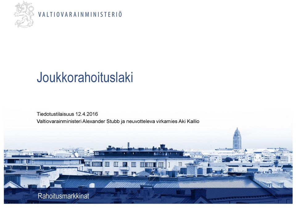2016 Valtiovarainministeri