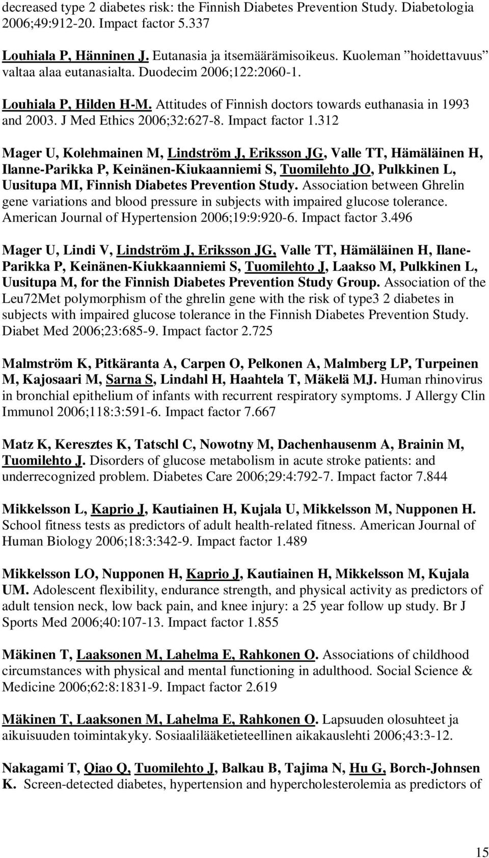 Impact factor 1.
