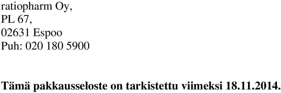 5900 Tämä pakkausseloste