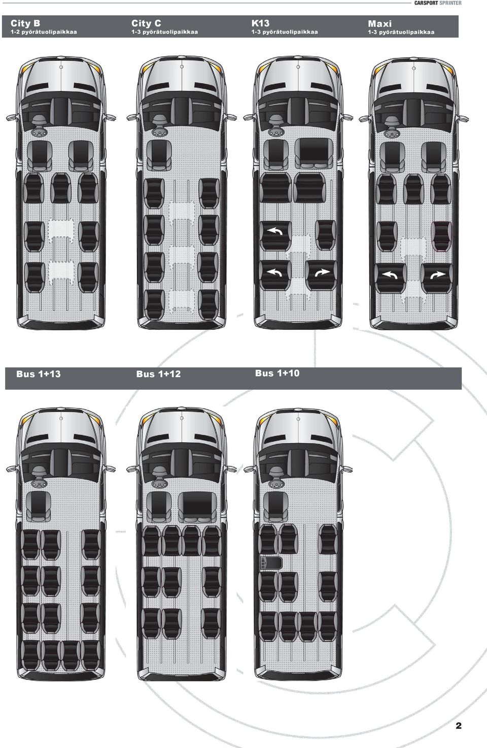 City Bus inva 1+13 Bus K13 1+12