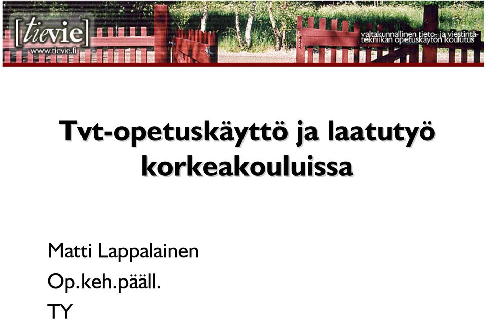 laatutyö