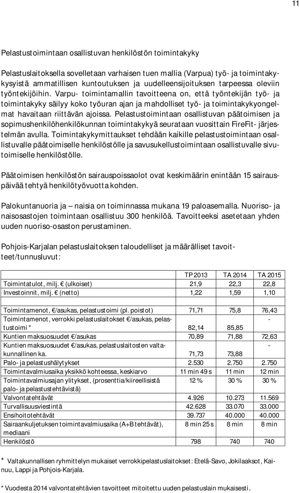 Varpu- toimintamallin tavoitteena on, että työntekijän työ- ja toimintakyky säilyy koko työuran ajan ja mahdolliset työ- ja toimintakykyongelmat havaitaan riittävän ajoissa.