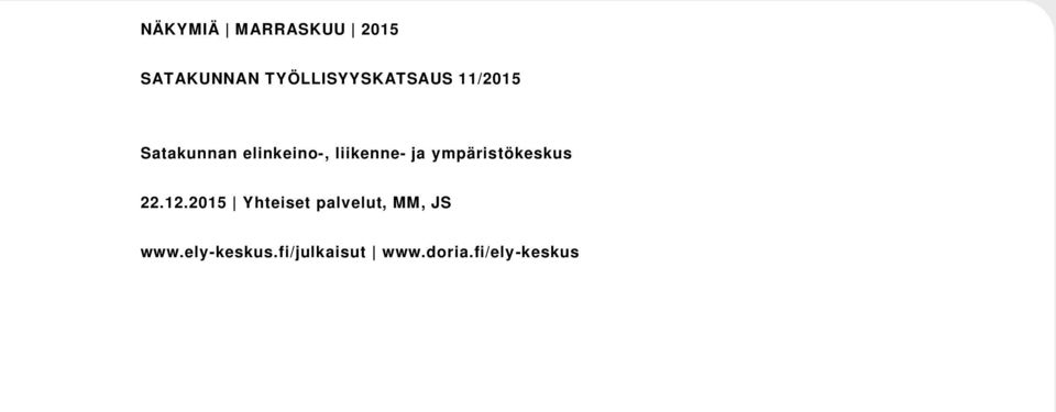 liikenne- ja ympäristökeskus 22.12.