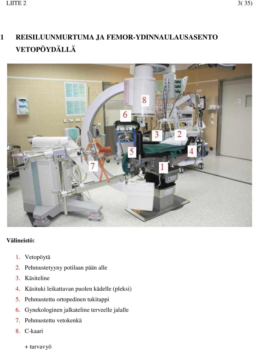 Käsituki leikattavan puolen kädelle (pleksi) 5.