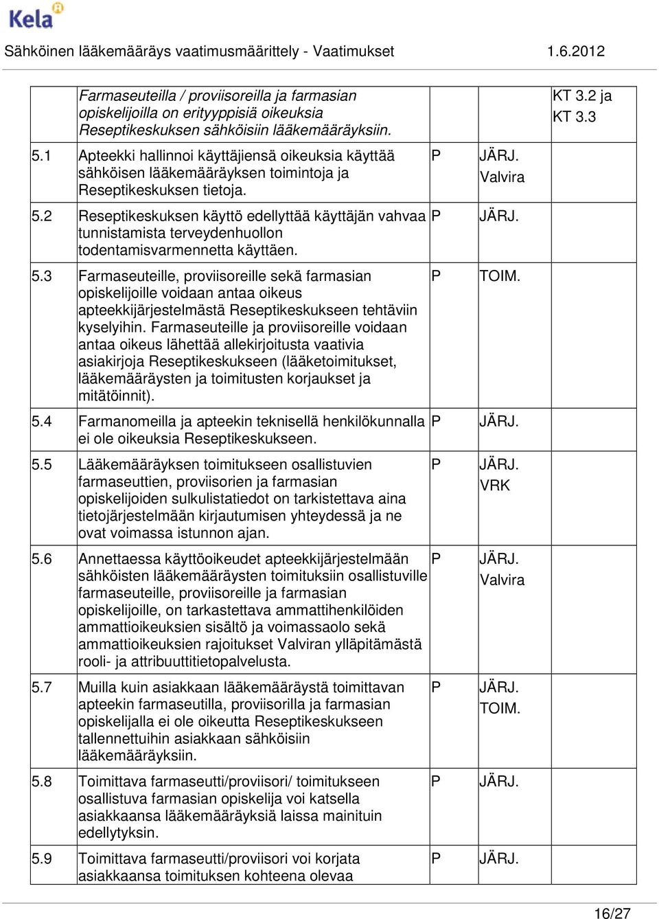2 Reseptikeskuksen käyttö edellyttää käyttäjän vahvaa tunnistamista terveydenhuollon todentamisvarmennetta käyttäen. 5.