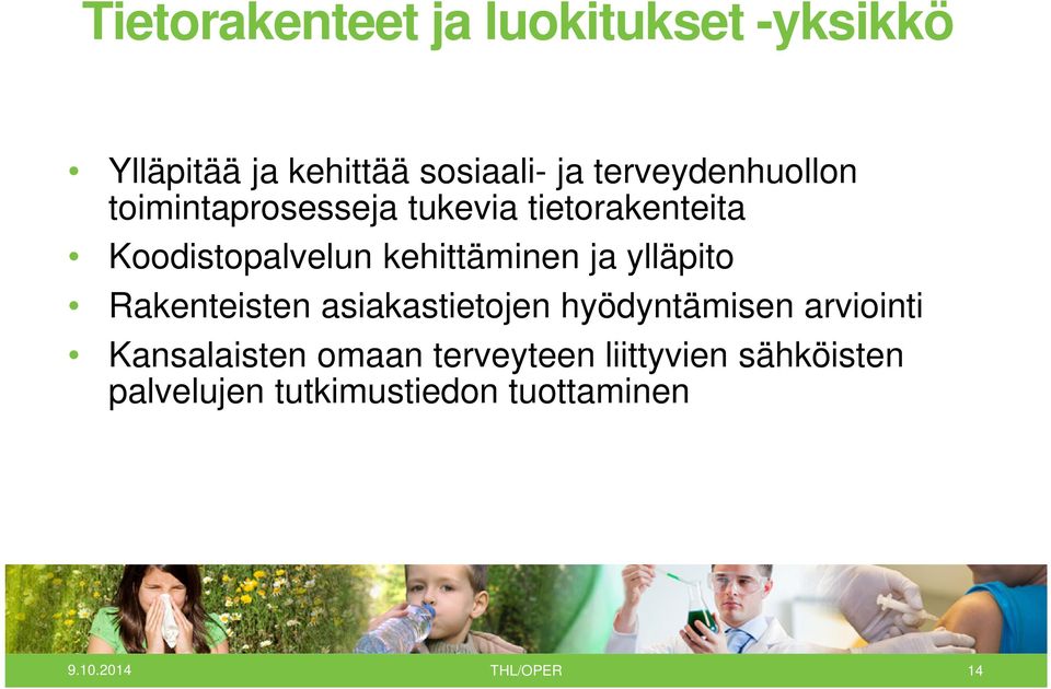 kehittäminen ja ylläpito Rakenteisten asiakastietojen hyödyntämisen arviointi