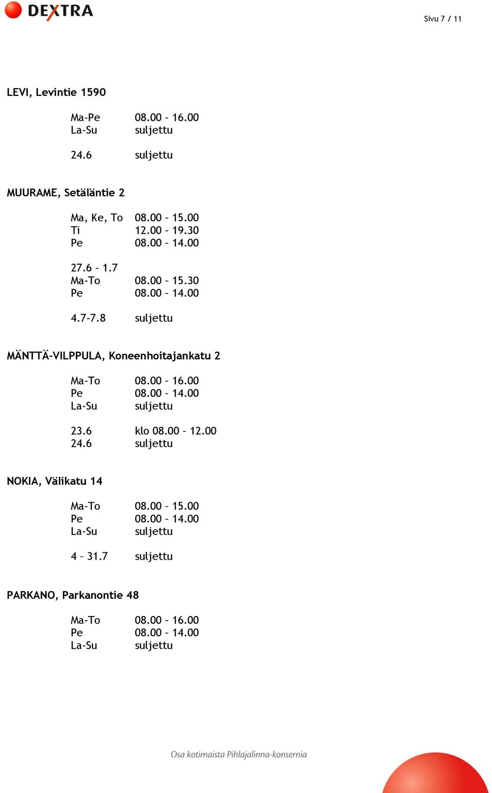 6 1.7 Ma-To 08.00 15.30 4.7-7.