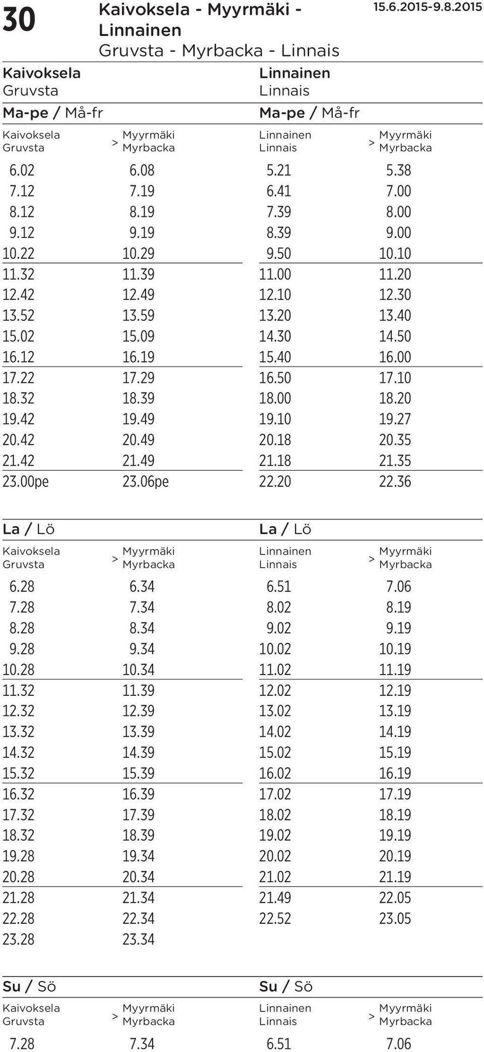 49 21.18 21.35 23.00pe 23.06pe 22.20 22.36 Linnainen Linnais 6.28 6.34 6.51 7.06 7.28 7.34 8.02 8.19 8.28 8.34 9.02 9.19 9.28 9.34 10.02 10.19 10.28 10.34 11.02 11.19 11.32 11.39 12.02 12.19 12.32 12.