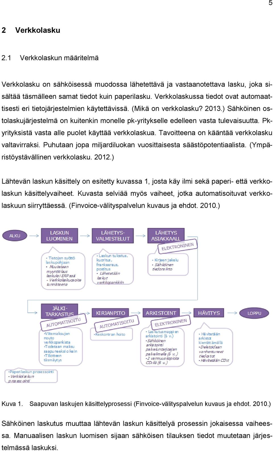 ) Sähköinen ostolaskujärjestelmä on kuitenkin monelle pk-yritykselle edelleen vasta tulevaisuutta. Pkyrityksistä vasta alle puolet käyttää verkkolaskua.