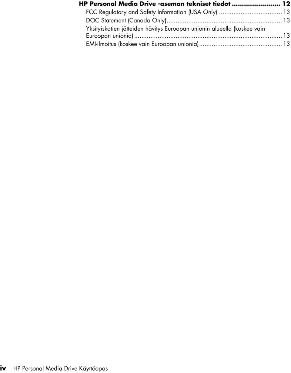 .. 13 DOC Statement (Canada Only).