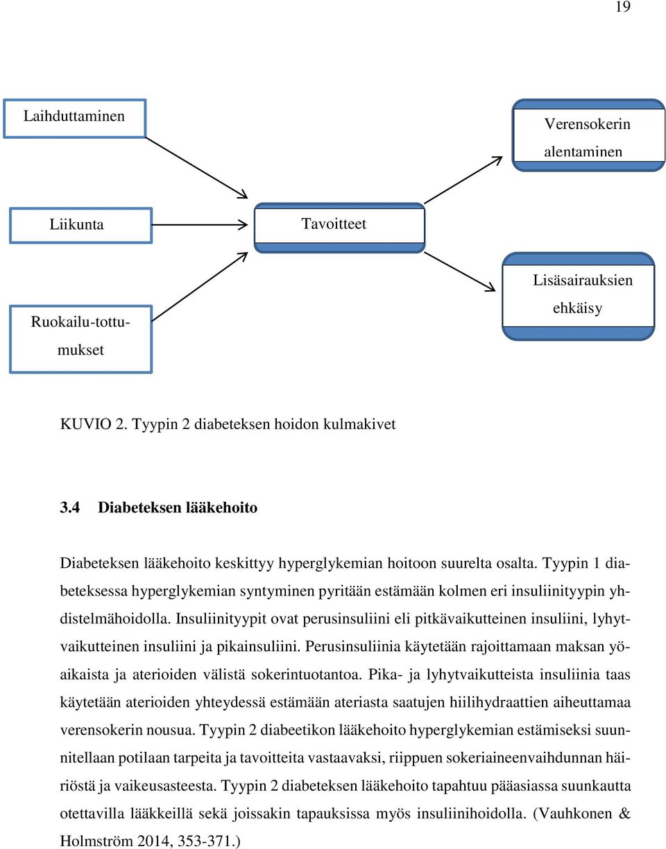 Tyypin 1 diabeteksessa hyperglykemian syntyminen pyritään estämään kolmen eri insuliinityypin yhdistelmähoidolla.